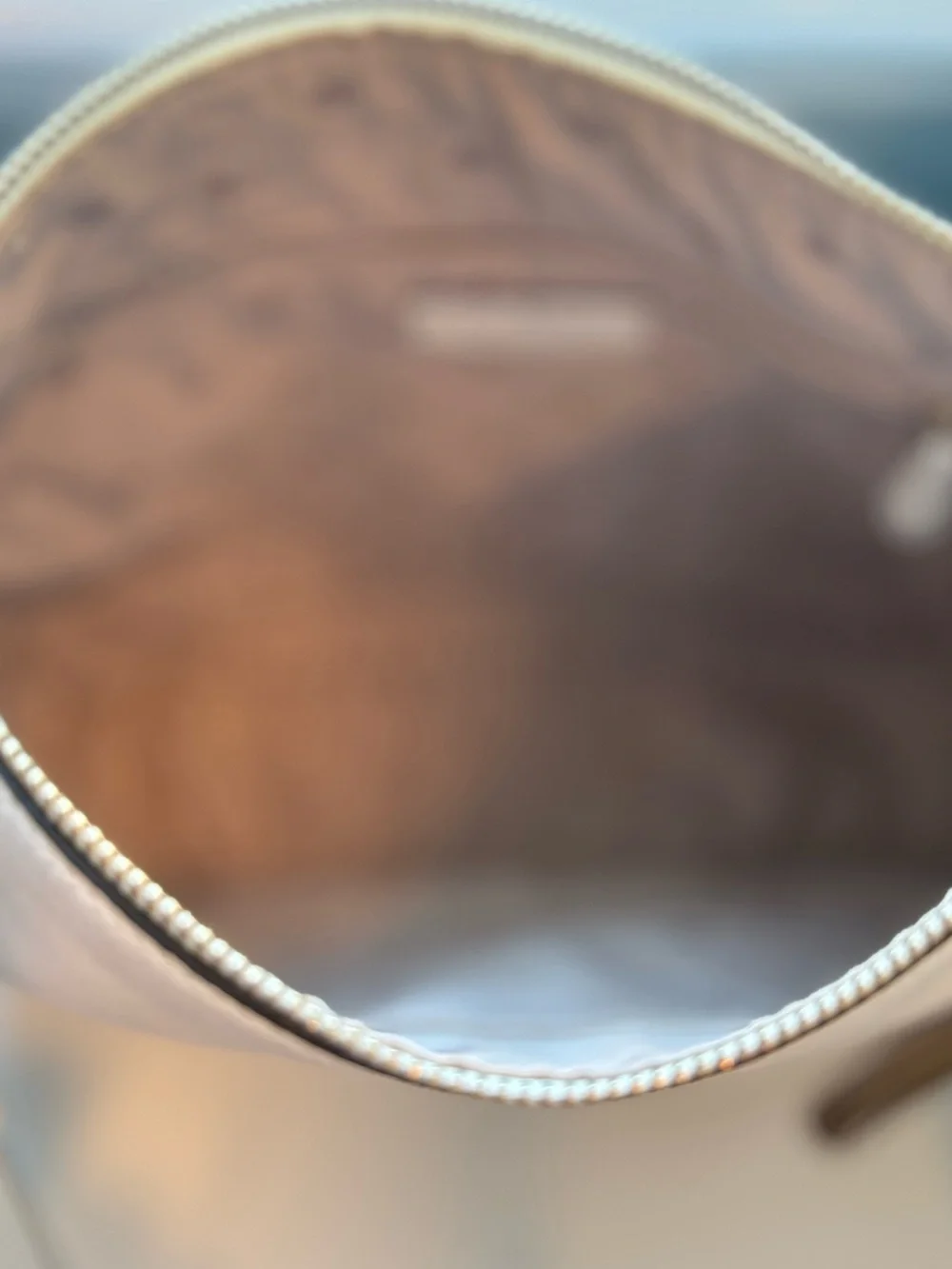 Kate Spade Emma Cream Leather Shoulder Bag with Coin Pouch
